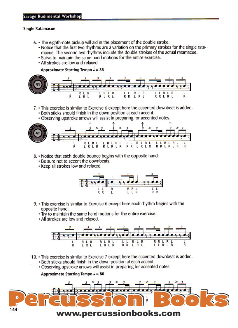 Savage Rudimental Workshop Sample 3